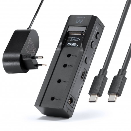 Ewent EW7065 caja para disco duro externo Carcasa de disco duro/SSD Negro 2.5/3.5''