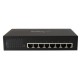 StarTech.com Switch Conmutador Ethernet Industrial no-administrado de 8 Puertos Gigabit - 802.3af at PoE  de Pared IES81000POE