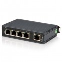 StarTech.com Switch Conmutador Industrial Ethernet de 5 Puertos RJ45 de Montaje en Carril DIN IES5102