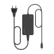 AISENS Cargador De Sobremesa GaN 45W PD3.0 1xUSB-C 1.8m, Negro