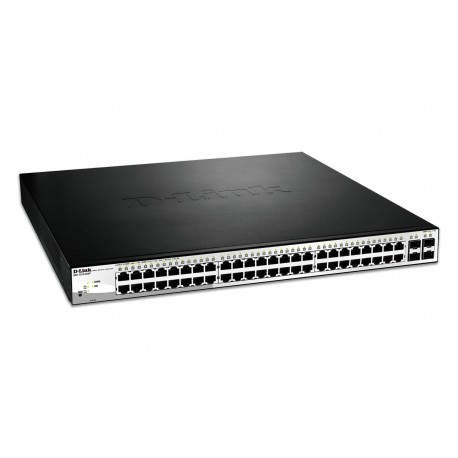 D-LINK SWITCH SMART 52P GIGABIT 370W POE DGS-1210-52MP