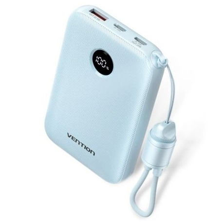 Powerbank 10000mAh Vention FKAL0-C/ 22.5W/ Azul