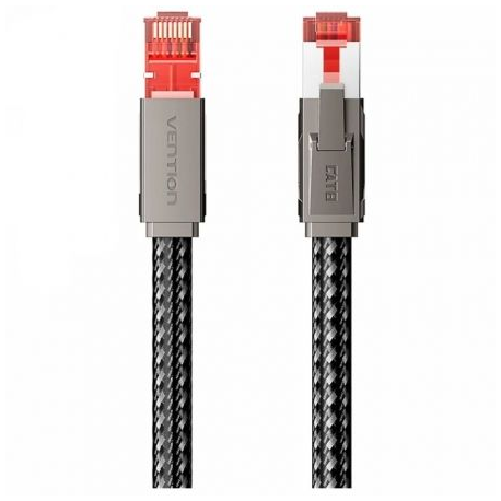 Cable de Red RJ45 SFTP Vention IKMHG Cat.8/ Gaming/ 1.5m/ Gris