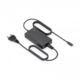 AISENS Cargador De Sobremesa GaN 65W PD3.0 1xUSB-C 1.8m, Negro