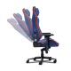 Trust GXT 721SM Ruya Pro Silla para videojuegos universal Asiento acolchado Azul, Rojo