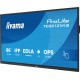 iiyama TE8612MIS-B4AG pantalla de señalización Panel plano interactivo 2,17 m (85.6'')