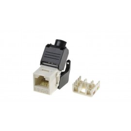PHASAK - Phasak Conector Keystone UTP Cat.6 toolless 180º blanco - PHK 2220 - PHK 2220