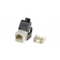 PHASAK - Phasak Conector Keystone UTP Cat.6 toolless 180º blanco - PHK 2220 - PHK 2220