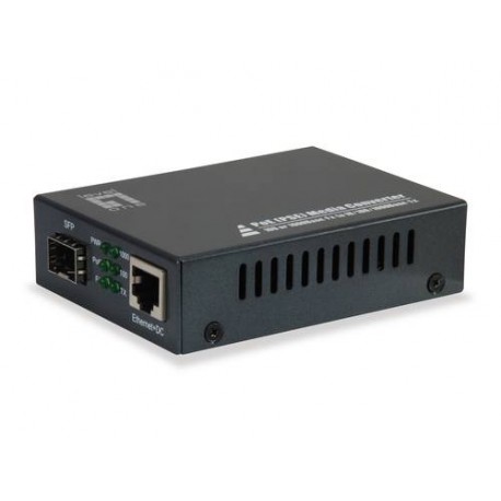 LevelOne GVT-2012 convertidor de medio 1000 Mbit/s Negro