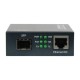 LevelOne GVT-2012 convertidor de medio 1000 Mbit/s Negro