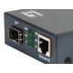 LevelOne GVT-2012 convertidor de medio 1000 Mbit/s Negro