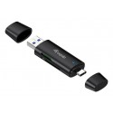 Equip 245462 lector de tarjeta USB 3.2 Gen 1 (3.1 Gen 1) Type-A/Type-C Negro