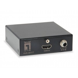 LevelOne HVE-9010 extensor audio/video Transmisor y receptor de señales AV Negro