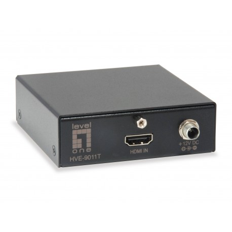 LevelOne HVE-9010 extensor audio/video Transmisor y receptor de señales AV Negro