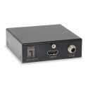 LevelOne HVE-9010 extensor audio/video Transmisor y receptor de señales AV Negro