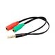 ADAPTADOR COOL DOBLE JACK 3.5MM AUX