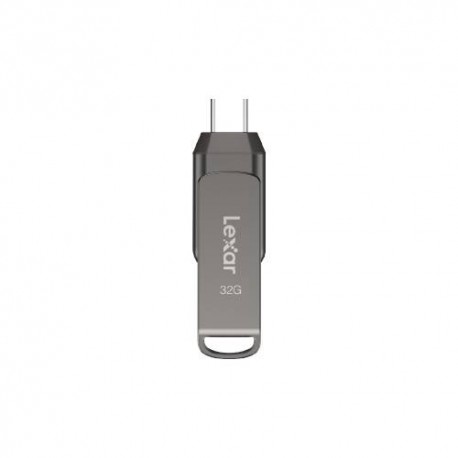 Lexar JumpDrive LJDD400032G-BNQNG unidad flash USB 32 GB USB Tipo C 3.2 Gen 1 (3.1 Gen 1) Gris