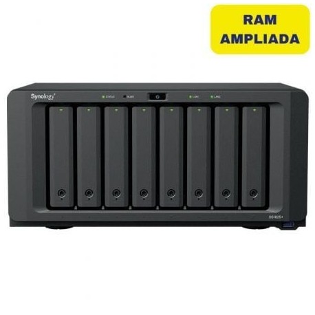 NAS Synology Diskstation DS1825+/ 8 Bahías 3.5- 2.5/ 16GB DDR4/ Formato Torre