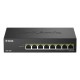 D-Link DMS-108P/E switch No administrado 2.5G Ethernet (100/1000/2500) Energía sobre Ethernet (PoE) Negro