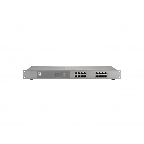 LevelOne FEP-1612W380 switch Fast Ethernet (10/100) Energía sobre Ethernet (PoE) Gris