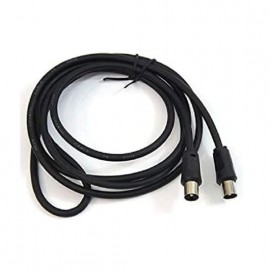 CABLE ANTENA PEPEGREEN NEGRO 1.8M M/M