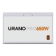 NOX Urano PRO White 650W Bronze unidad de fuente de alimentación ATX Blanco