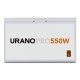 NOX Urano PRO White 550W Bronze unidad de fuente de alimentación ATX Blanco