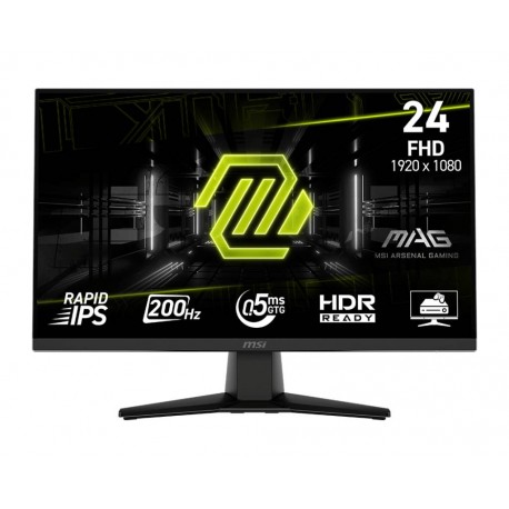 MSI MAG 242F pantalla para PC 60,5 cm (23.8'') 1920 x 1080 Pixeles Full HD LCD Negro