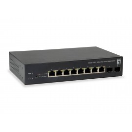 LevelOne GEP-1051 Gestionado L2/L3/L4 Gigabit Ethernet (10/100/1000) Energía sobre Ethernet (PoE) Negro