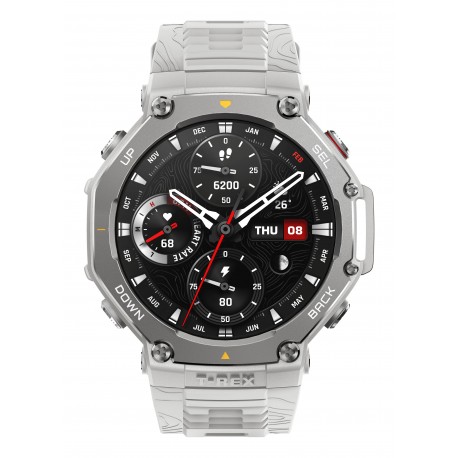 Amazfit T-Rex 3 3,81 cm (1.5'') AMOLED Digital 480 x 480 Pixeles Pantalla táctil Acero inoxidable GPS (satélite)