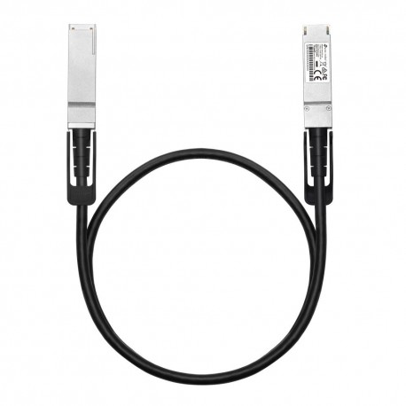 TP-Link Omada SM9220-1M Cable de fibra óptica e InfiniBand QSFP28 Twinax Negro