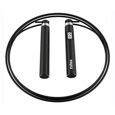 Nilox NXSMARTROPE cuerda para saltar Negro Bluetooth