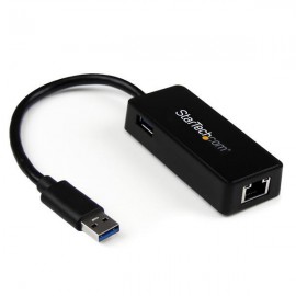 StarTech.com  NIC Externa USB 3.0 de 1 Puerto Gigabit Ethernet RJ45 y Puerto USB