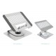 TooQ Soporte de Sobremesa con rotación 360° y ajustable para dispositivos de hasta 13”, Color Plata