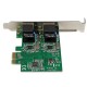 StarTech.com  NIC PCI Express PCI-E de 2 Puertos Ethernet Gigabit RJ45