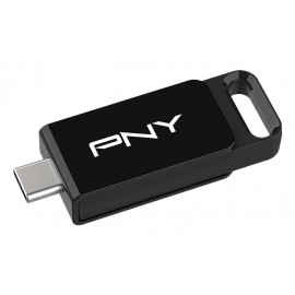 PNY Elite unidad flash USB 64 GB USB Tipo C 3.2 Gen 1 (3.1 Gen 1) Negro