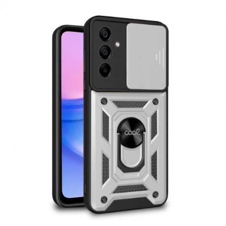 FUNDA COOL SAMSUNG A15/M15 5G RING PLATA
