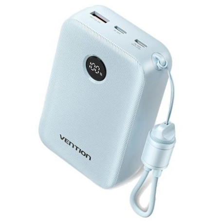 Powerbank 20000mAh Vention FKBL0-C/ 22.5W/ Azul