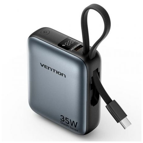 Powerbank 10000mAh Vention FHEH0/ 35W/ Gris