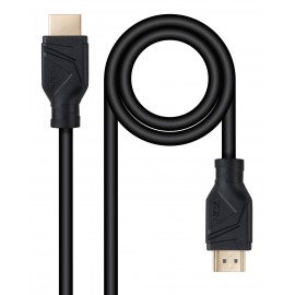 Nanocable Cable HDMI V2.1 8K@60Hz 48Gbps CCS, A/M-A/M, Negro, 0.5 m
