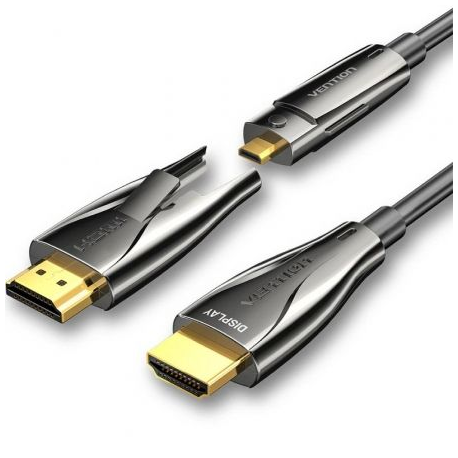 Cable HDMI Vention ALPBQ/ HDMI Macho - Micro HDMI Macho/ HDMI Macho/ 30m/ Negro