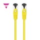 Nanocable Cable de Red Latiguillo Cat.8.1 2GHz LSZH SSTP AWG26, Amarillo, 1 m