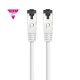 Nanocable Cable de Red Latiguillo Cat.8.1 2GHz LSZH SSTP AWG26, Blanco, 30 cm