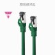 Nanocable Cable de Red Latiguillo Cat.8.1 2GHz LSZH SSTP AWG26, Verde, 30 cm