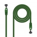 Nanocable Cable de Red Latiguillo Cat.8.1 2GHz LSZH SSTP AWG26, Verde, 25 cm