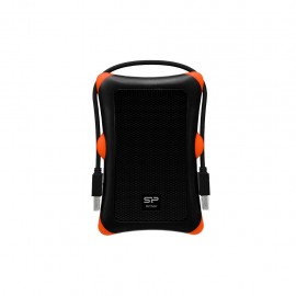 Silicon Power Armor A30 Carcasa de disco duro/SSD Negro, Naranja