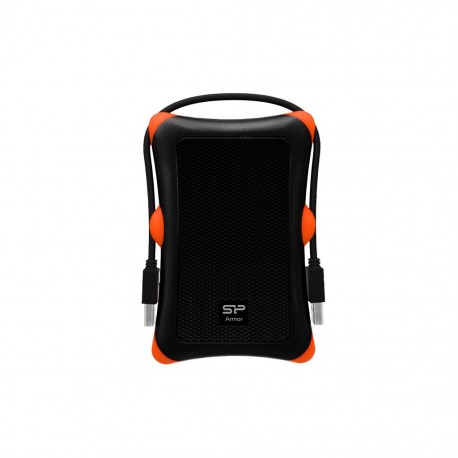 Silicon Power Armor A30 Carcasa de disco duro/SSD Negro, Naranja