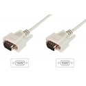 Digitus AK-610107-030-E cable de serie Beige 3 m DSUB, 9-pin