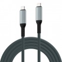 Ewent EC1072 cable USB USB4 Gen 3x2 2 m USB C Negro