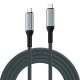 Ewent EC1072 cable USB USB4 Gen 3x2 2 m USB C Negro